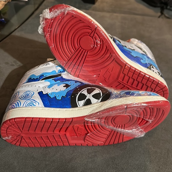 Nike Air Jordan BMW Custom Hand Paint New size 10.5 - Picture 6 of 7